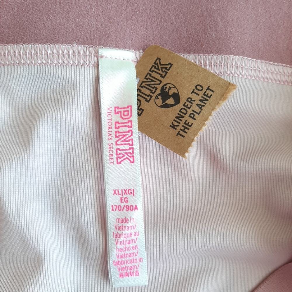 NWT PINK VELVET SET Bralette Panty XL - Picture 11 of 12